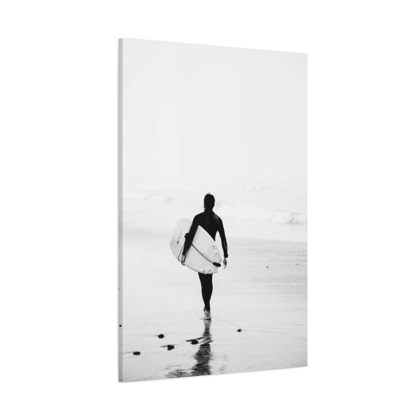 Black & White Surfing Photo Wall Art & Canvas Prints