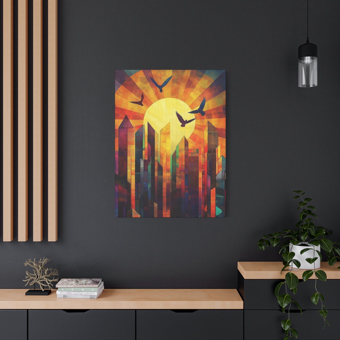Abstract Sunrise Wall Art & Canvas Prints