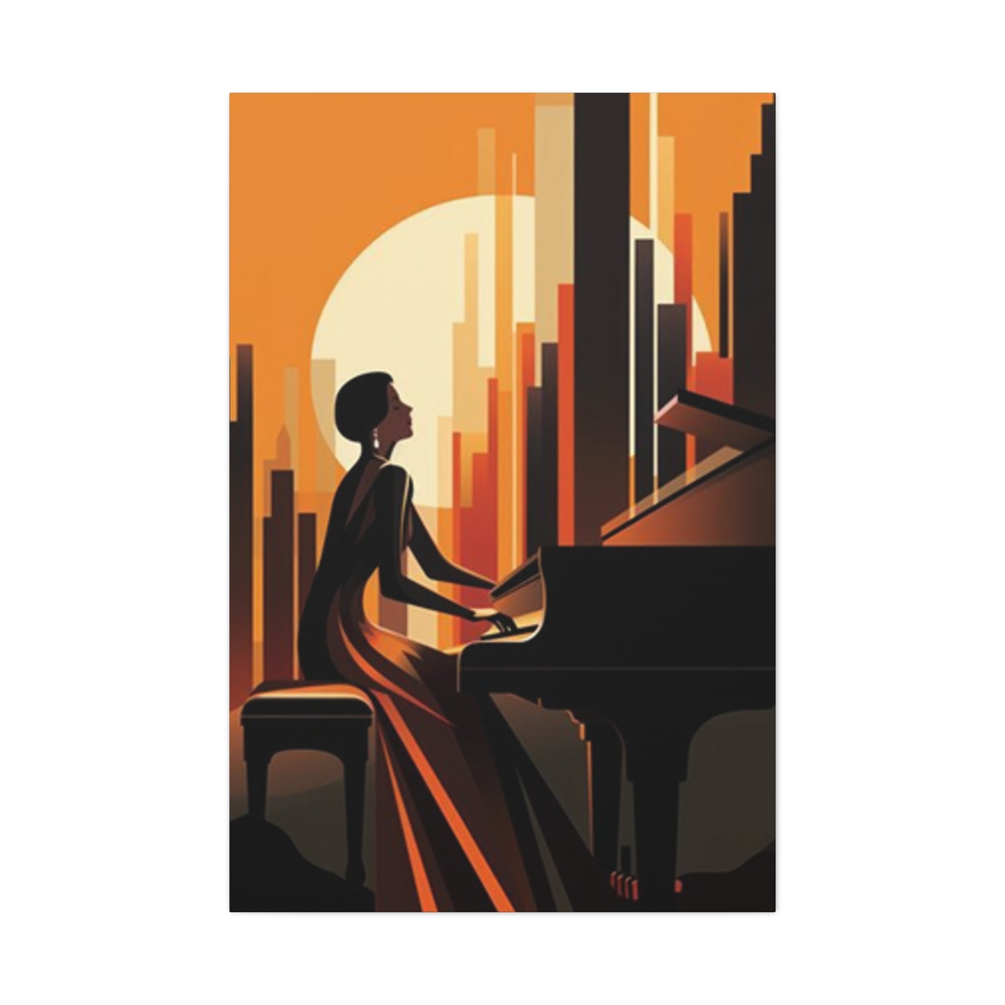 Women Playing Piano Wall Art & Canvas Prints