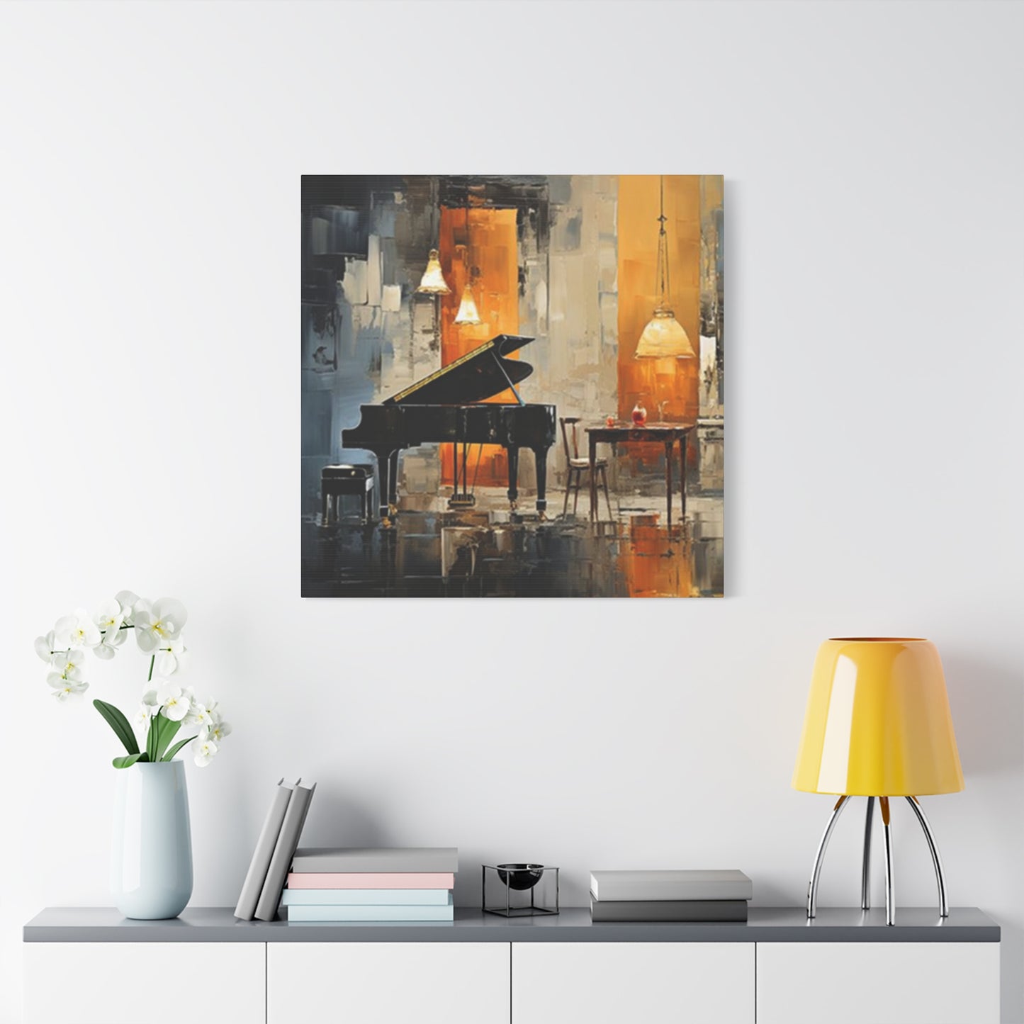 Big Piano Painting Wall Art & Canvas Prints