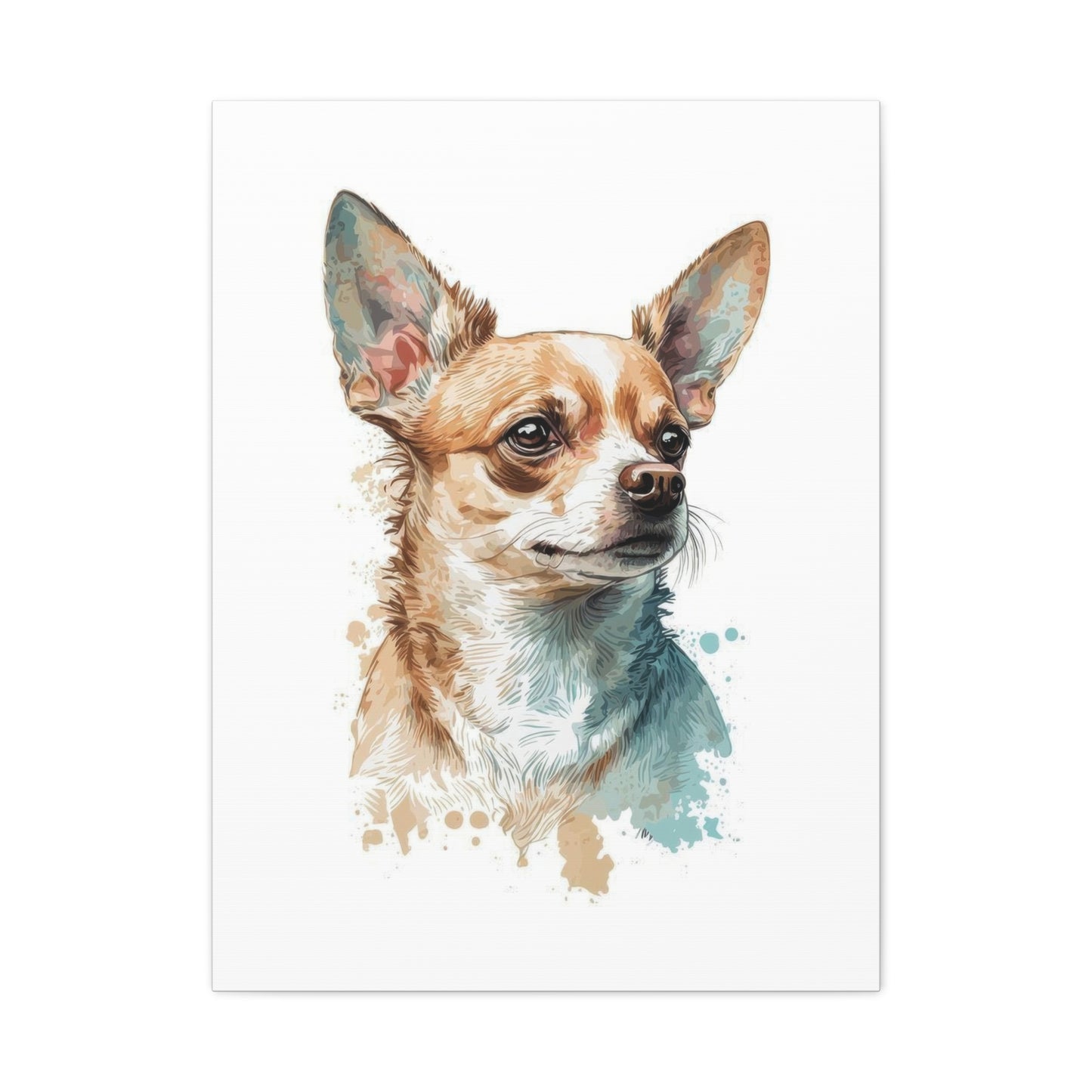 Chihuahua Portrait Dog Wall Art & Canvas Prints