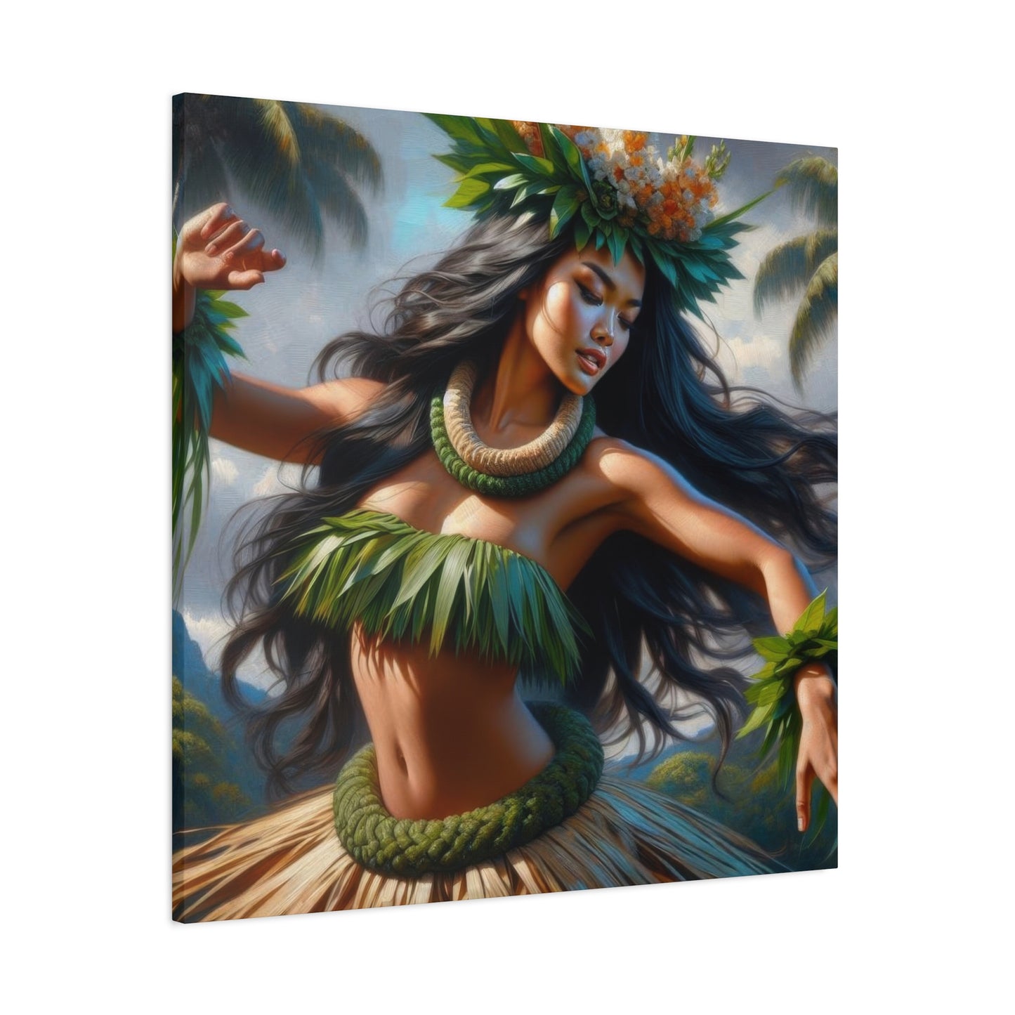 Laka Hawaiian Goddess Wall Art & Canvas Prints