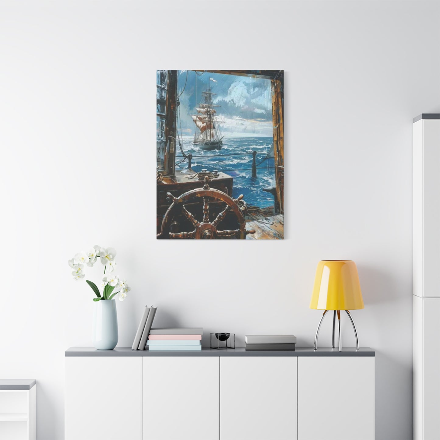 Ship Sailing POV Wall Art & Canvas Prints