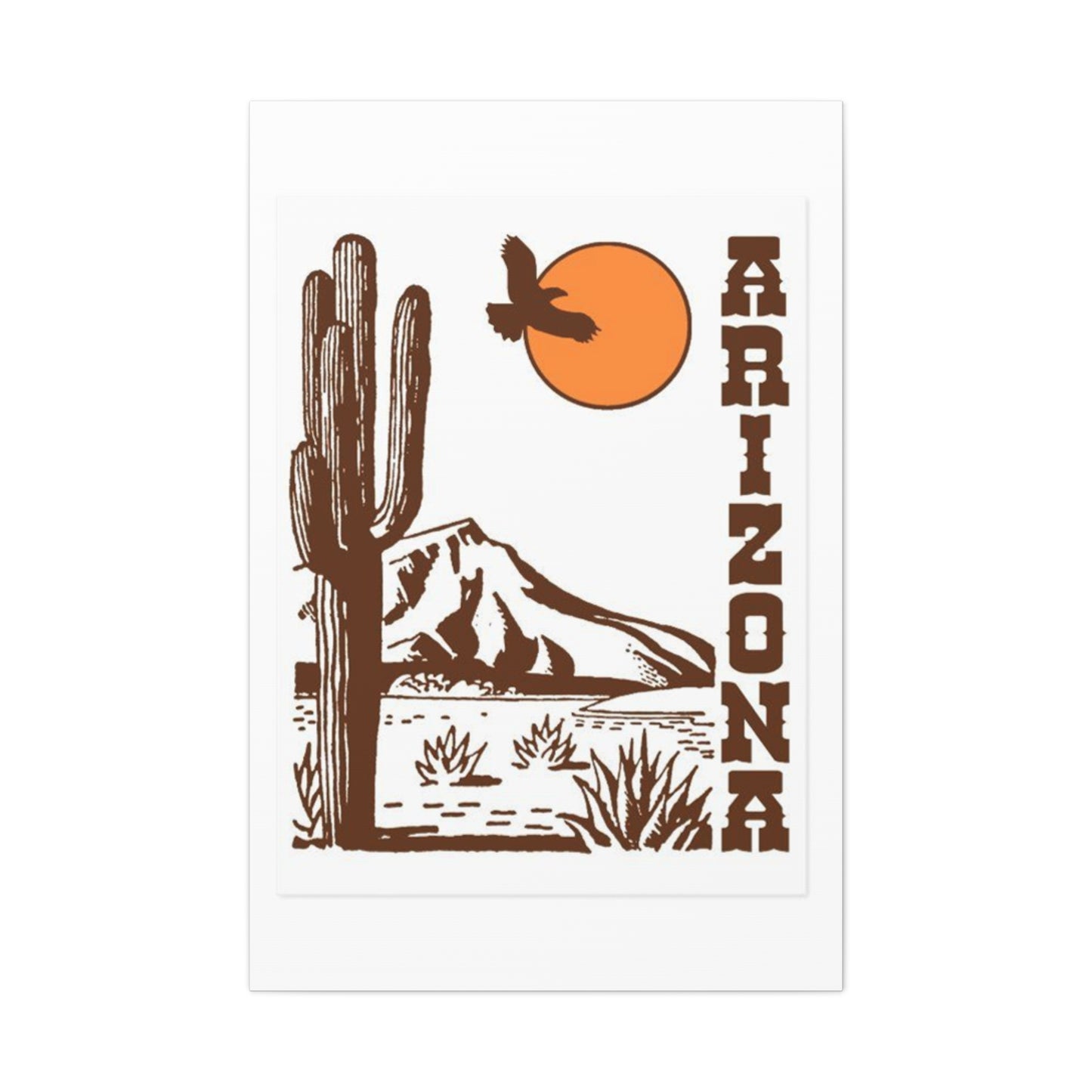 Abstract Arizona Cactus Desert Wall Art & Canvas Prints