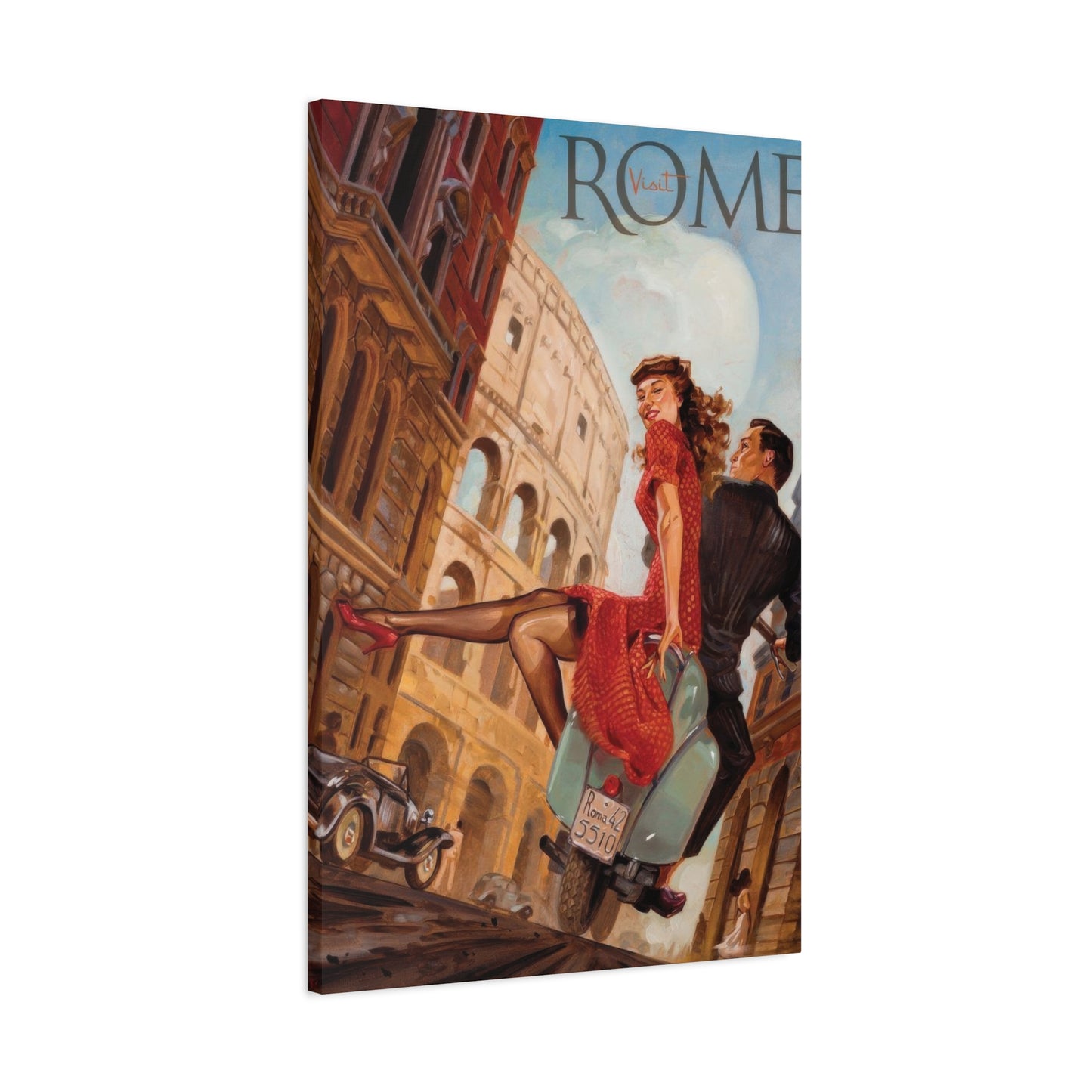 Visit Rome Travel Italy Wall Art & Canvas Prints