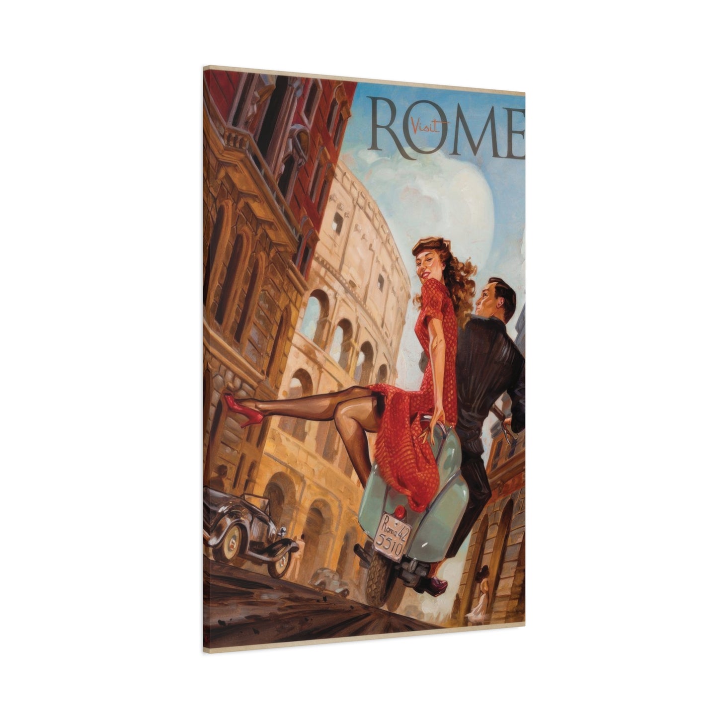 Visit Rome Travel Italy Wall Art & Canvas Prints