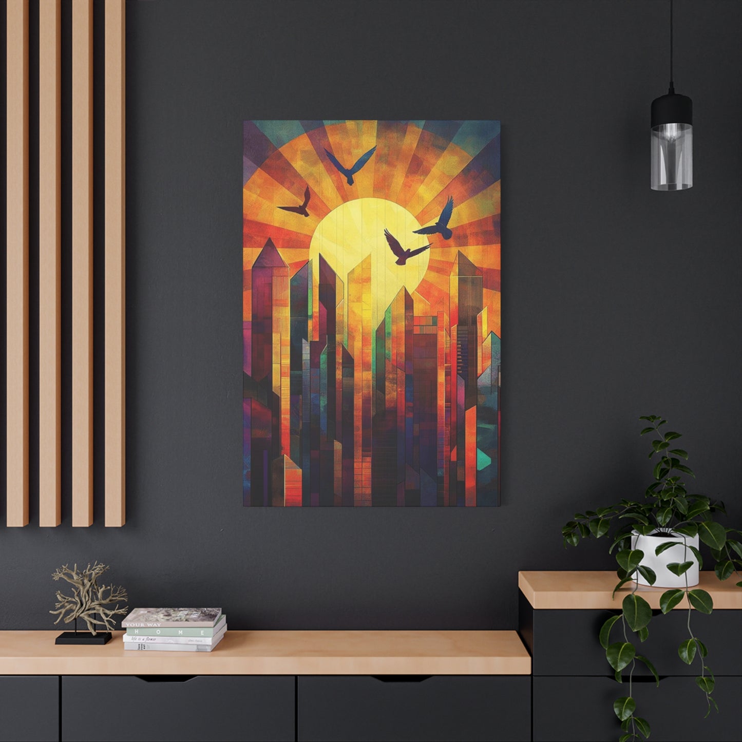 Abstract Sunrise Wall Art & Canvas Prints