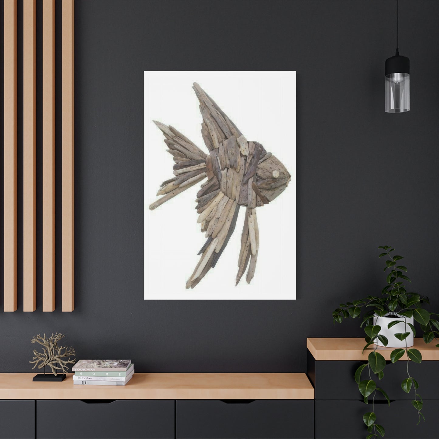 Driftwood Fish 2 Wall Art & Canvas Prints