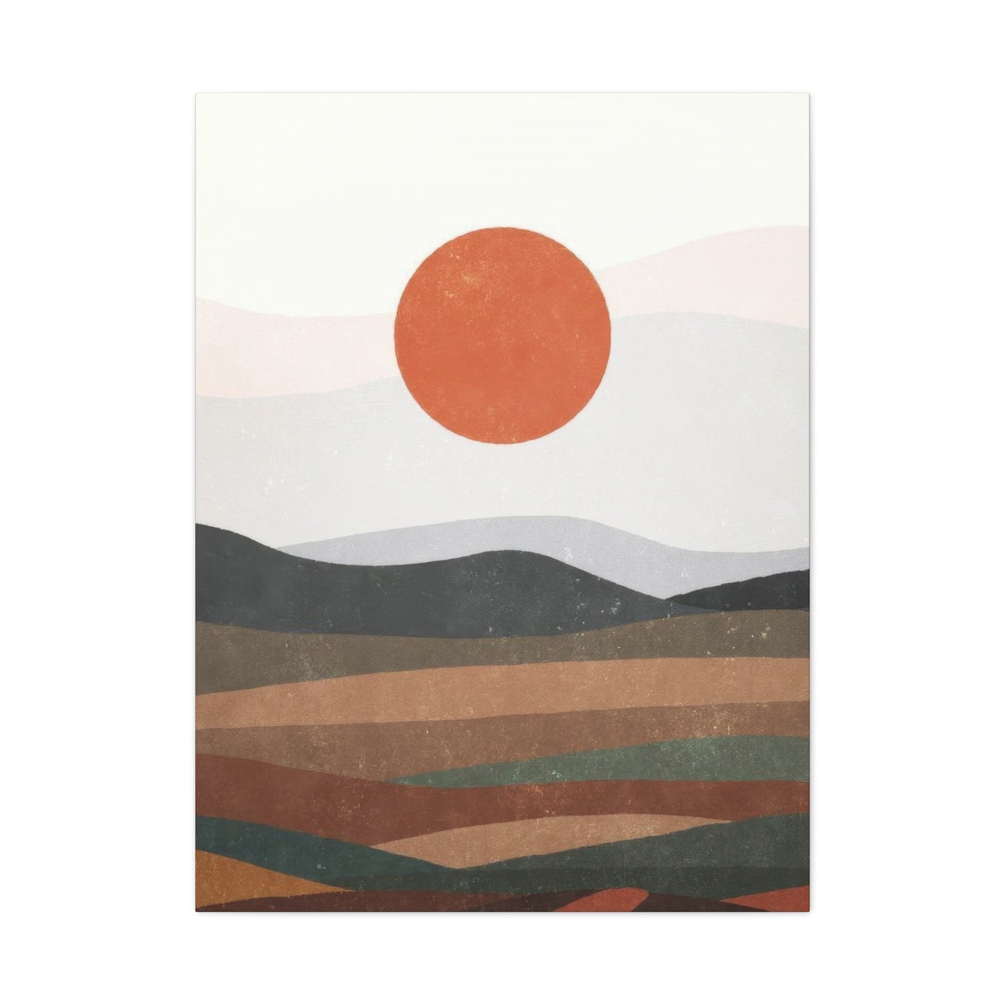 Abstract Landscape Earth Tones Wall Art & Canvas Prints