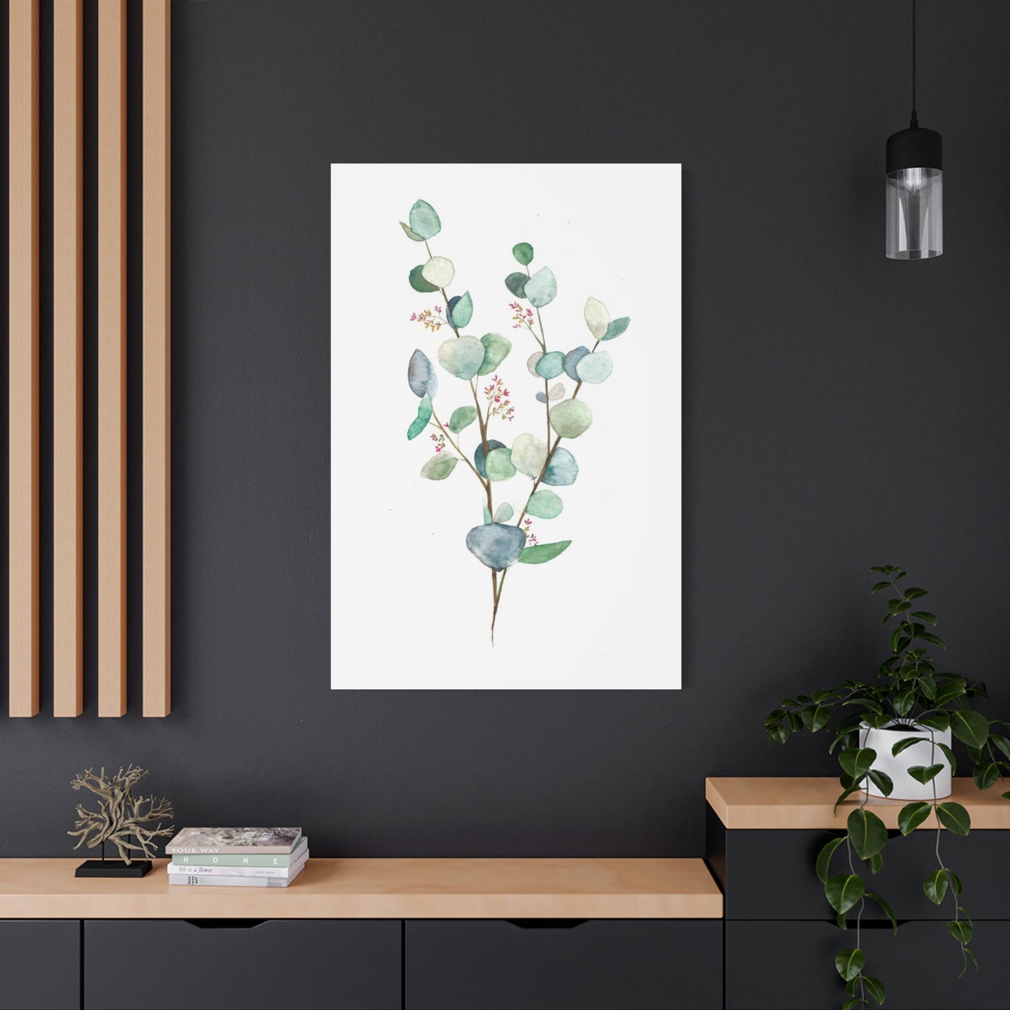 Eucalyptus Plant Light 2 Wall Art & Canvas Prints