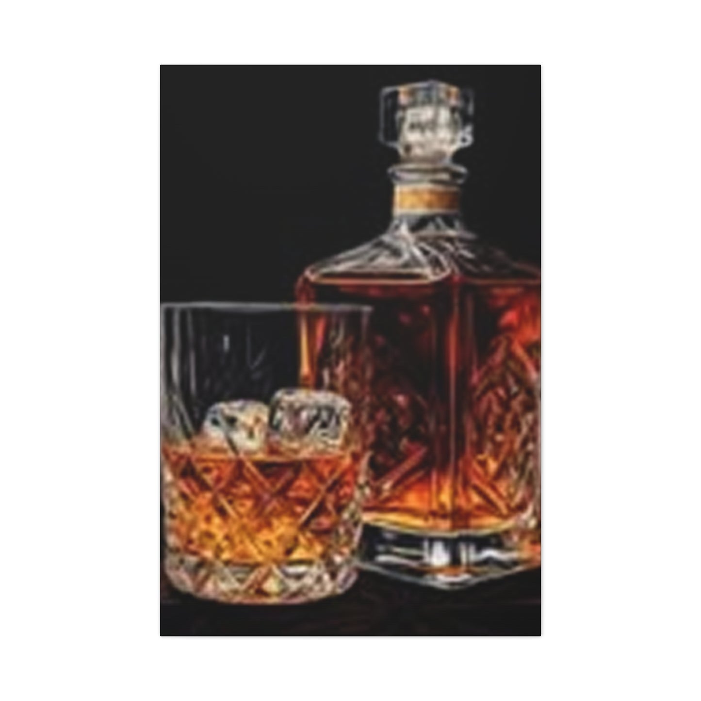 Ice Whiskey Photography Wall Art & Canvas Prints
