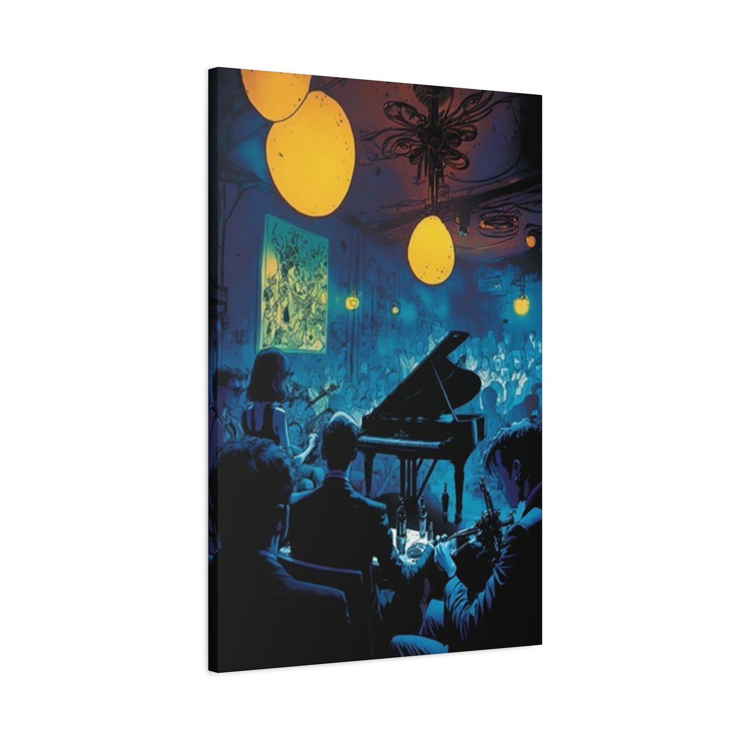 Piano In A Party Wall Art & Canvas Prints