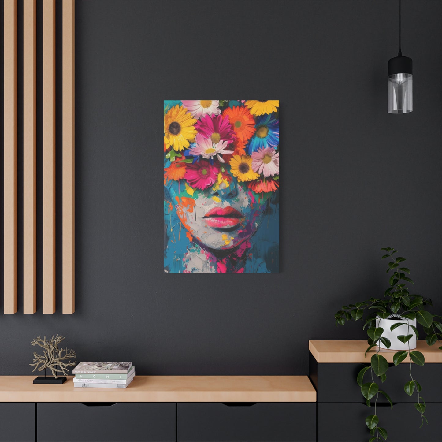 Flower Face Fresh Wall Art & Canvas Prints