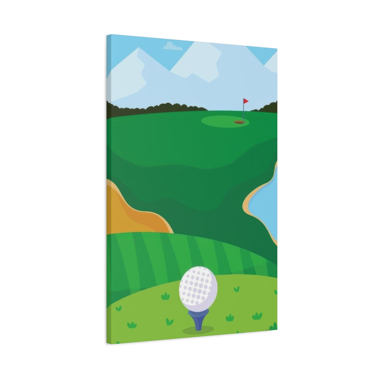 Golf Course Ball Wall Art & Canvas Prints