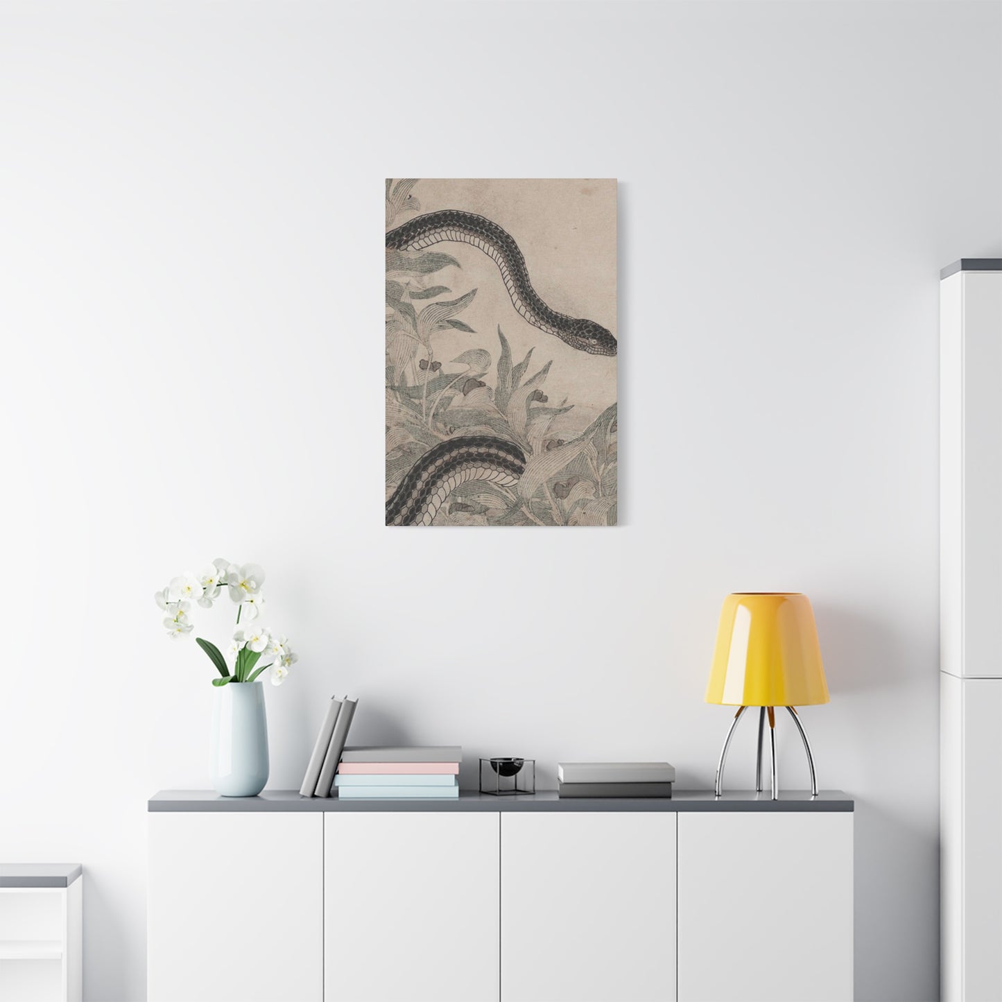 Cobra And Flower Wall Art & Canvas Prints