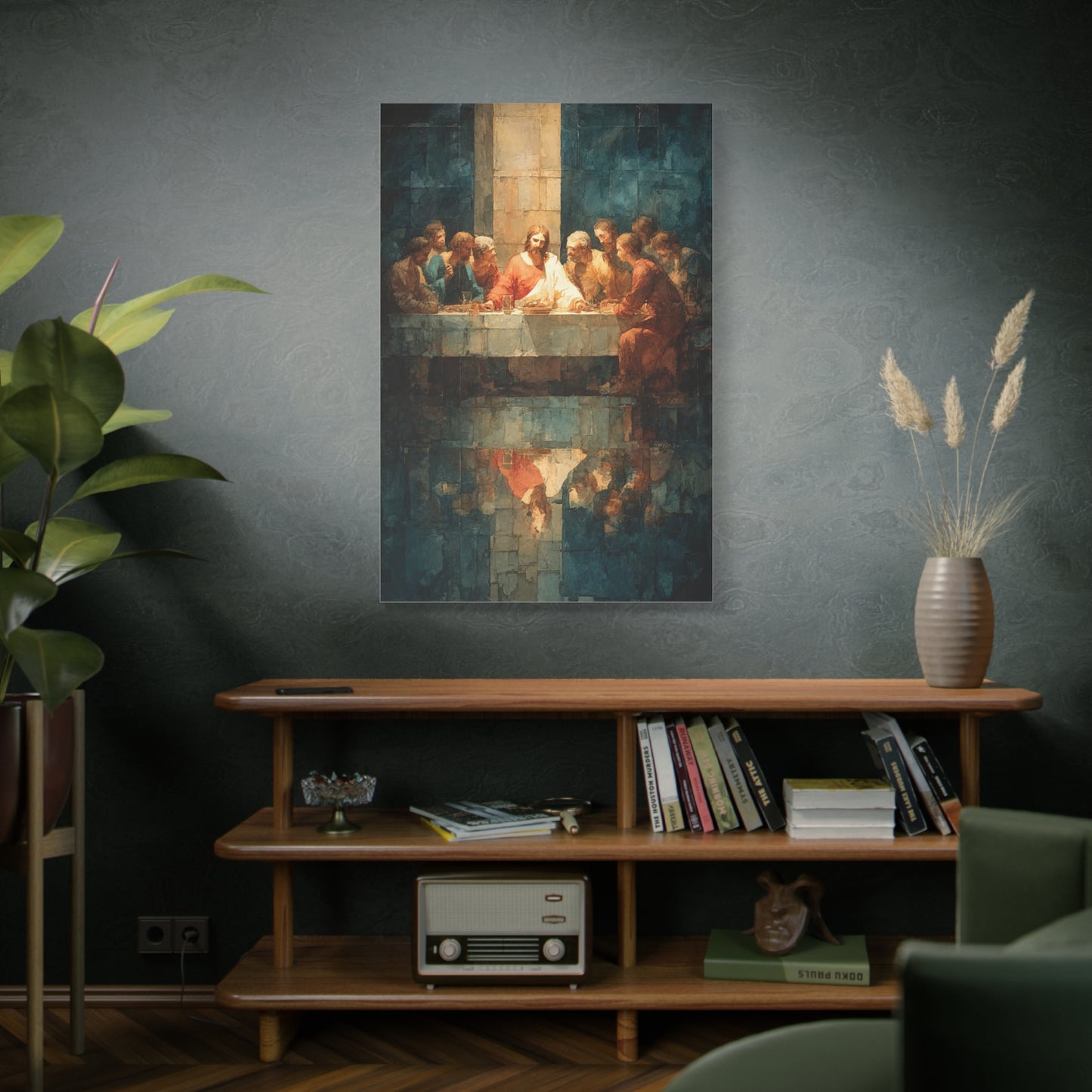 The Last Supper Contemporary Sacred Scene Wall Art & Canvas Print