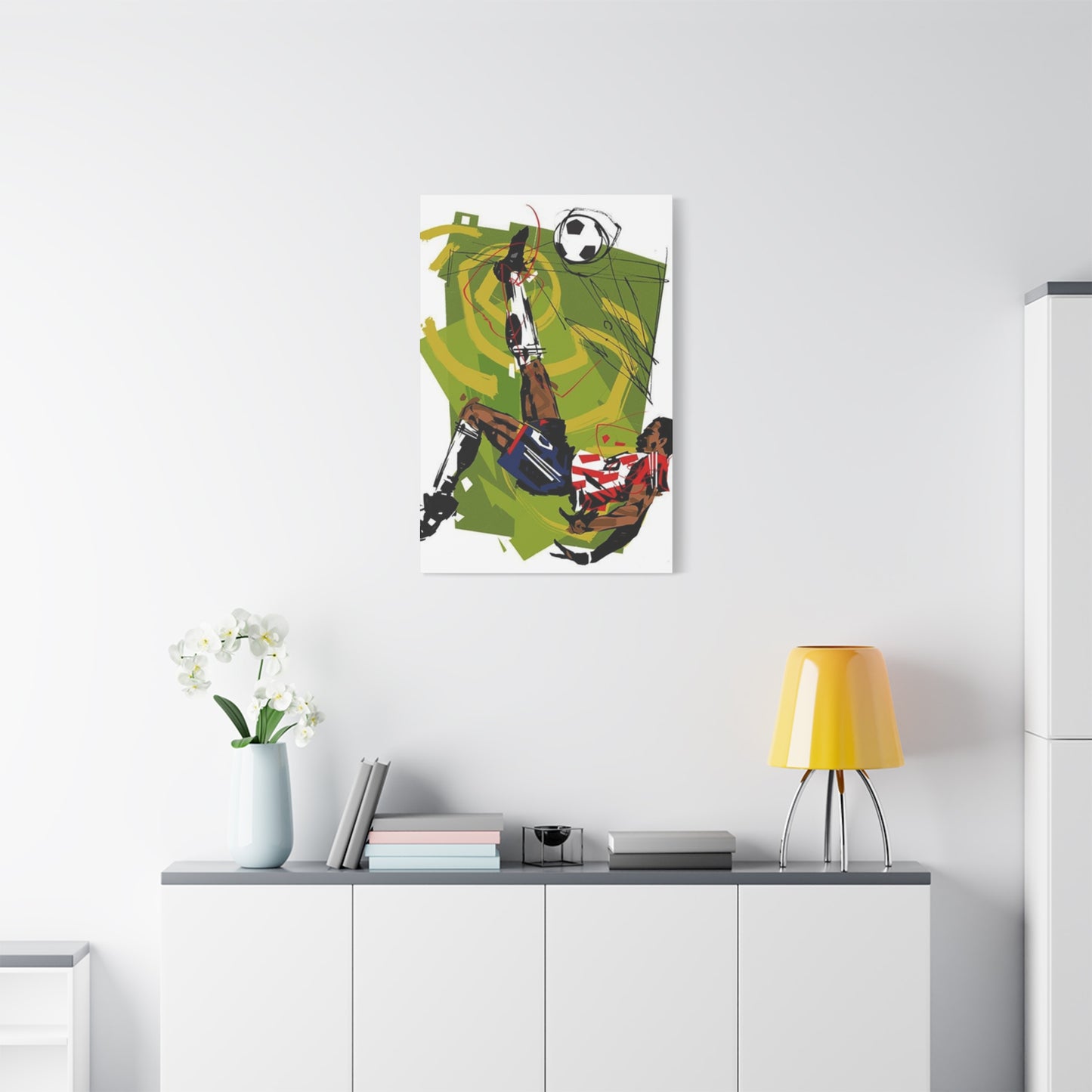 Football Reverse Kick Wall Art & Canvas Prints