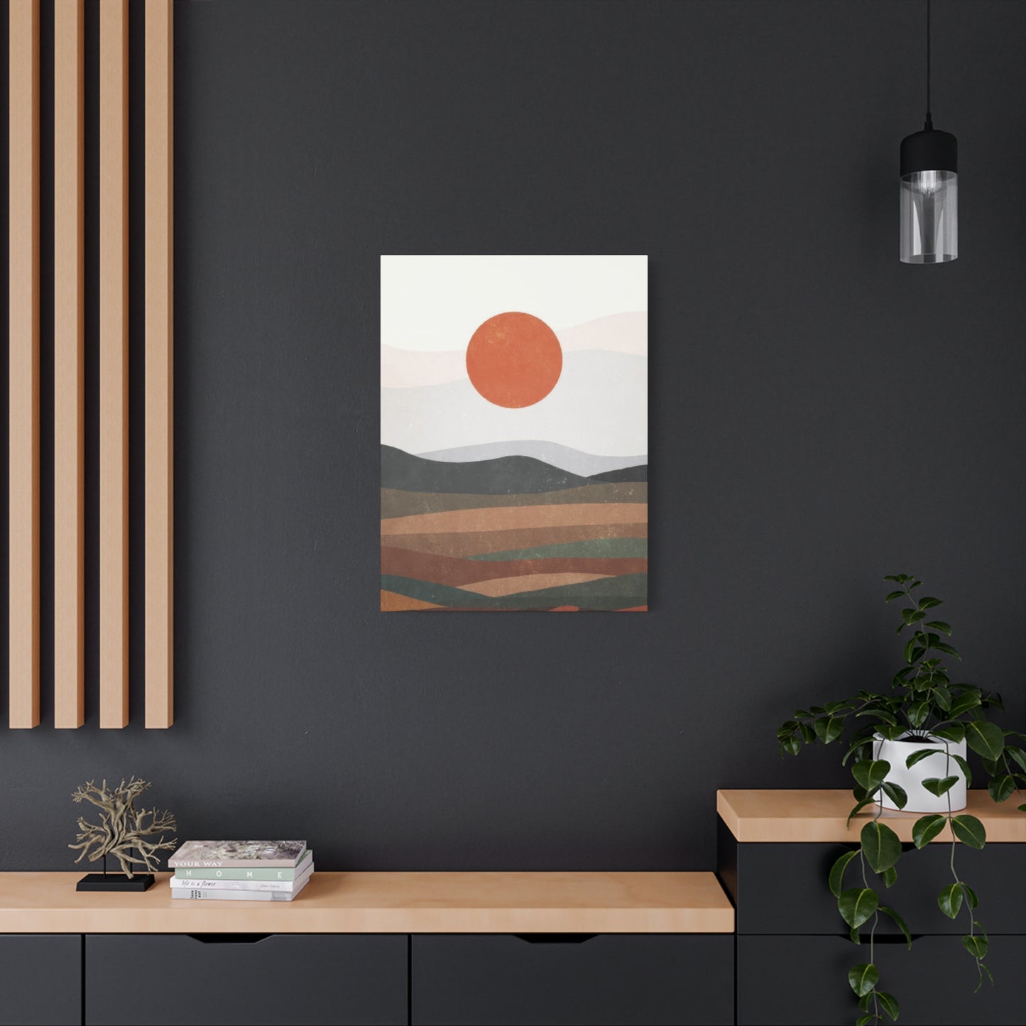 Abstract Landscape Earth Tones Wall Art & Canvas Prints