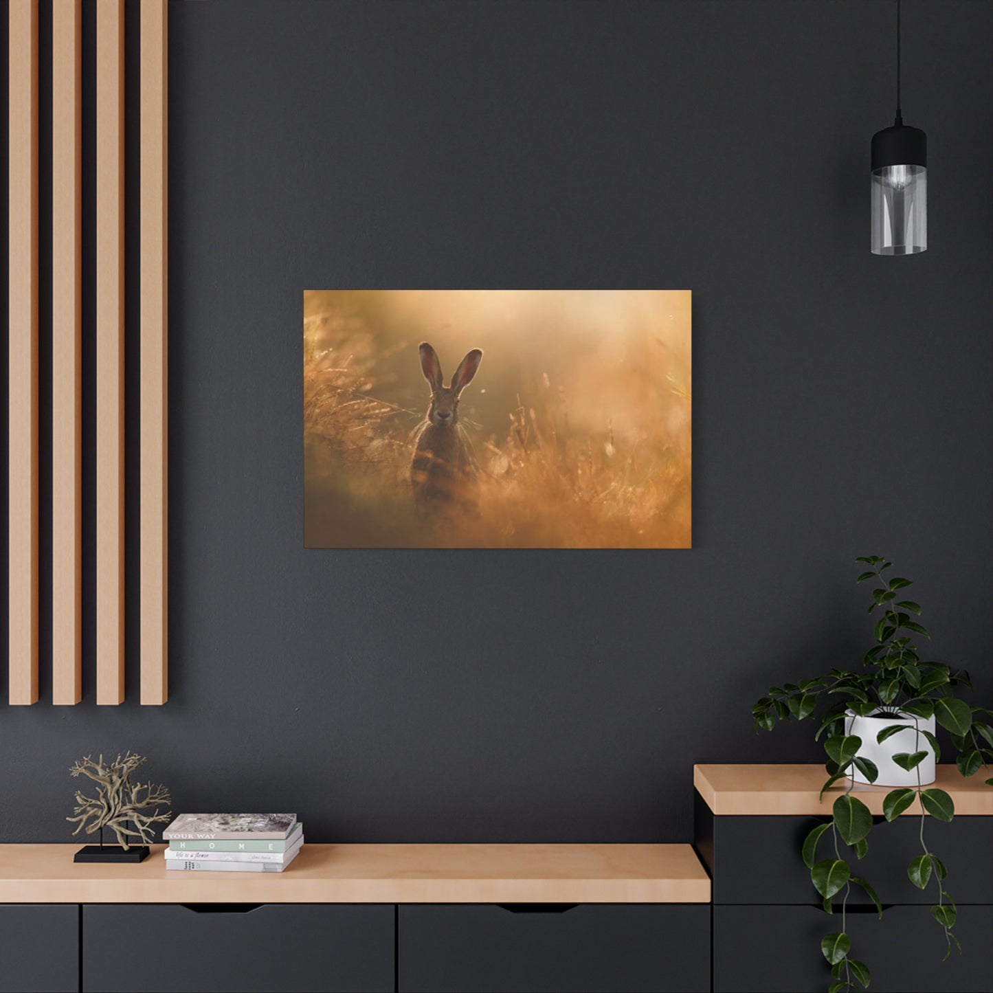 Long Ear Brown Bunny Wall Art & Canvas Prints