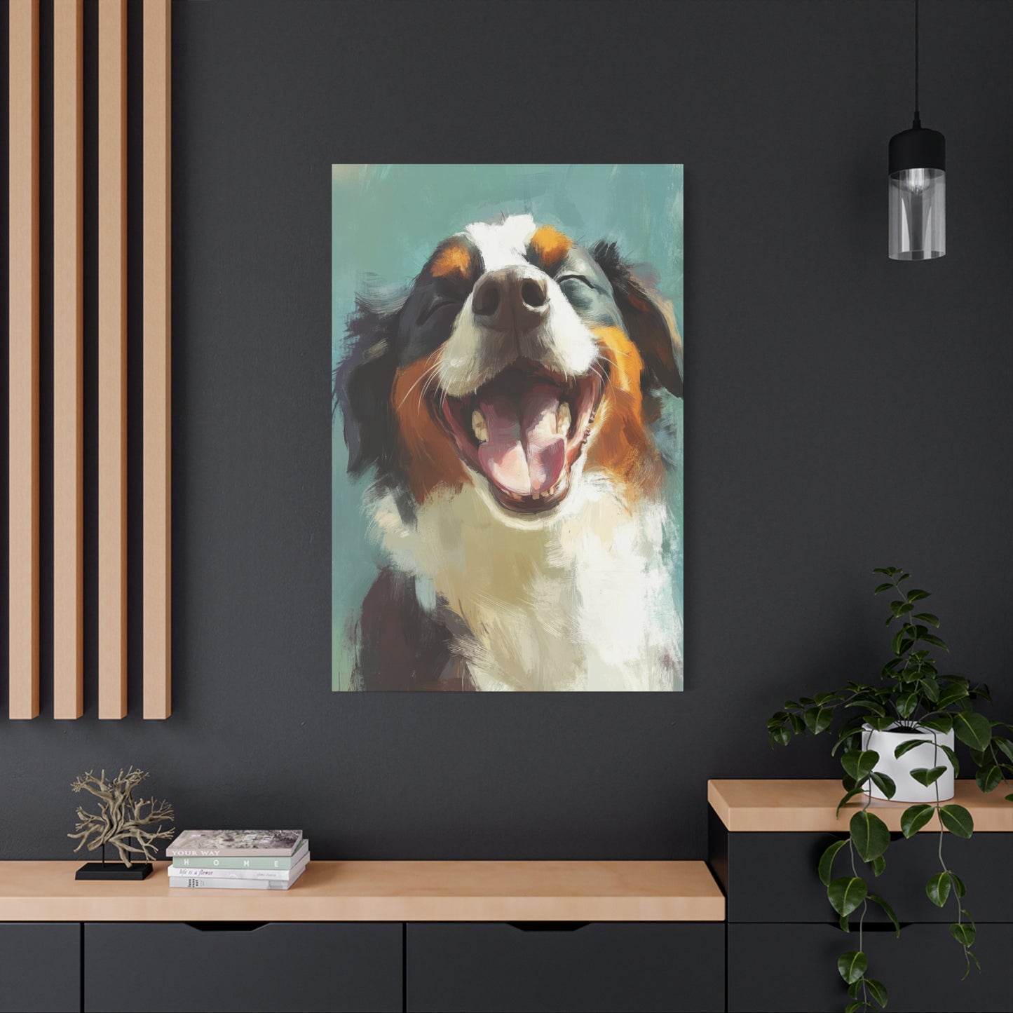 Happy Dog 2 Wall Art & Canvas Prints