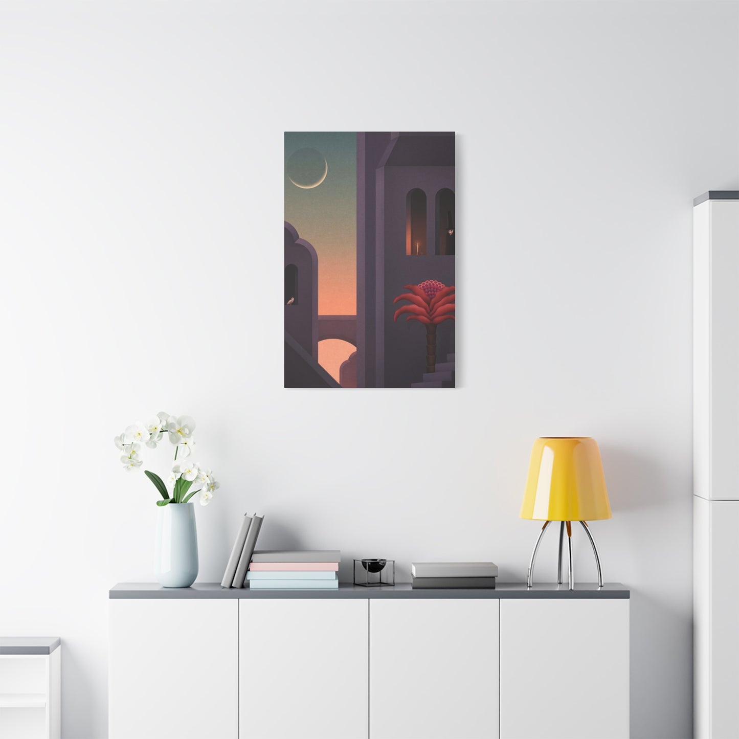 Resort In Dawn Wall Art & Canvas Prints