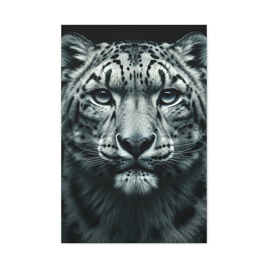 Snow Leopard Intense Gaze Wall Art & Canvas Prints