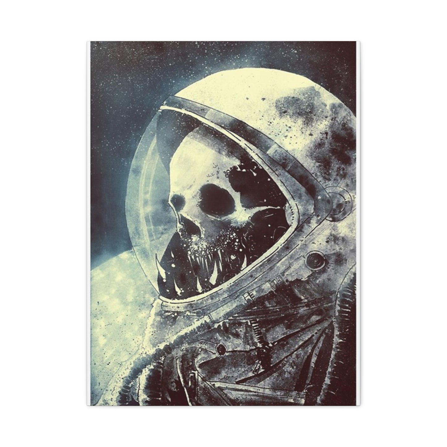 Astronaut Skull Wall Art & Canvas Prints