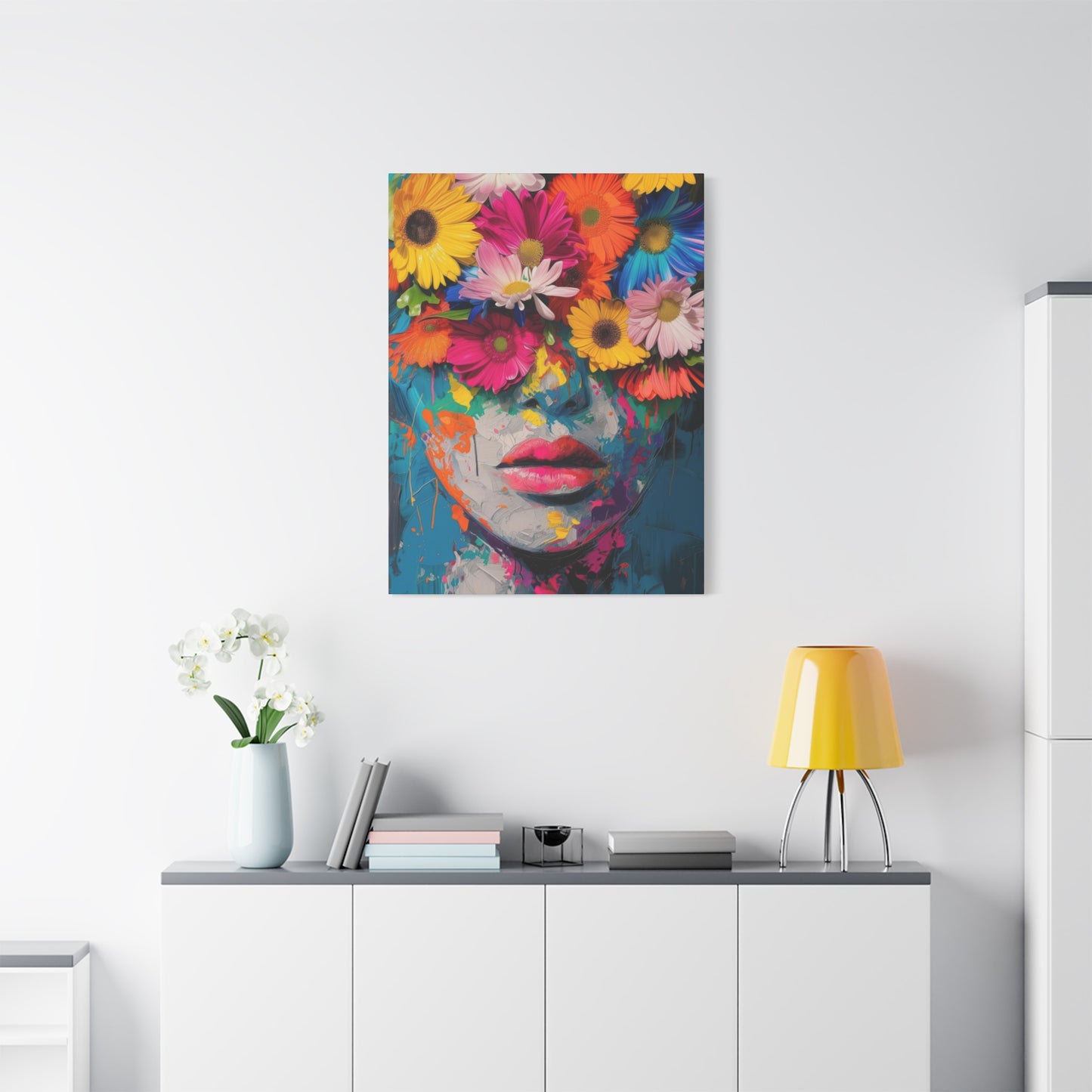 Flower Face Fresh Wall Art & Canvas Prints