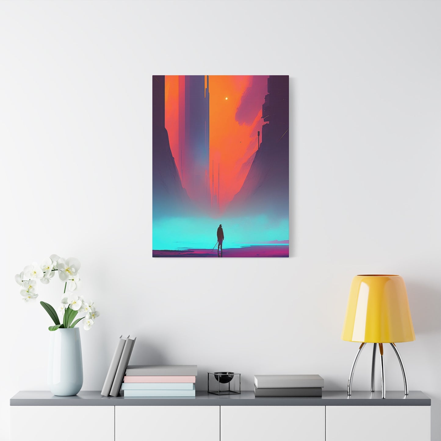 Abstract Alone Jesus Spiritual Christianity Wall Art & Canvas Prints