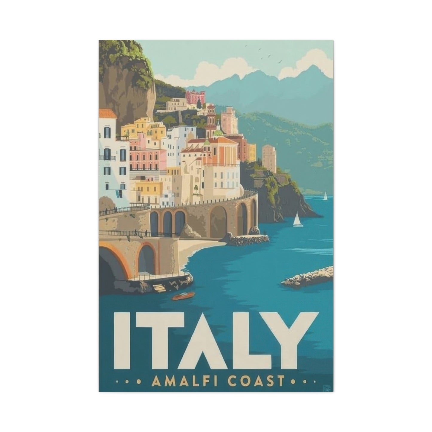 Amalfi Coast Italy Wall Art & Canvas Prints