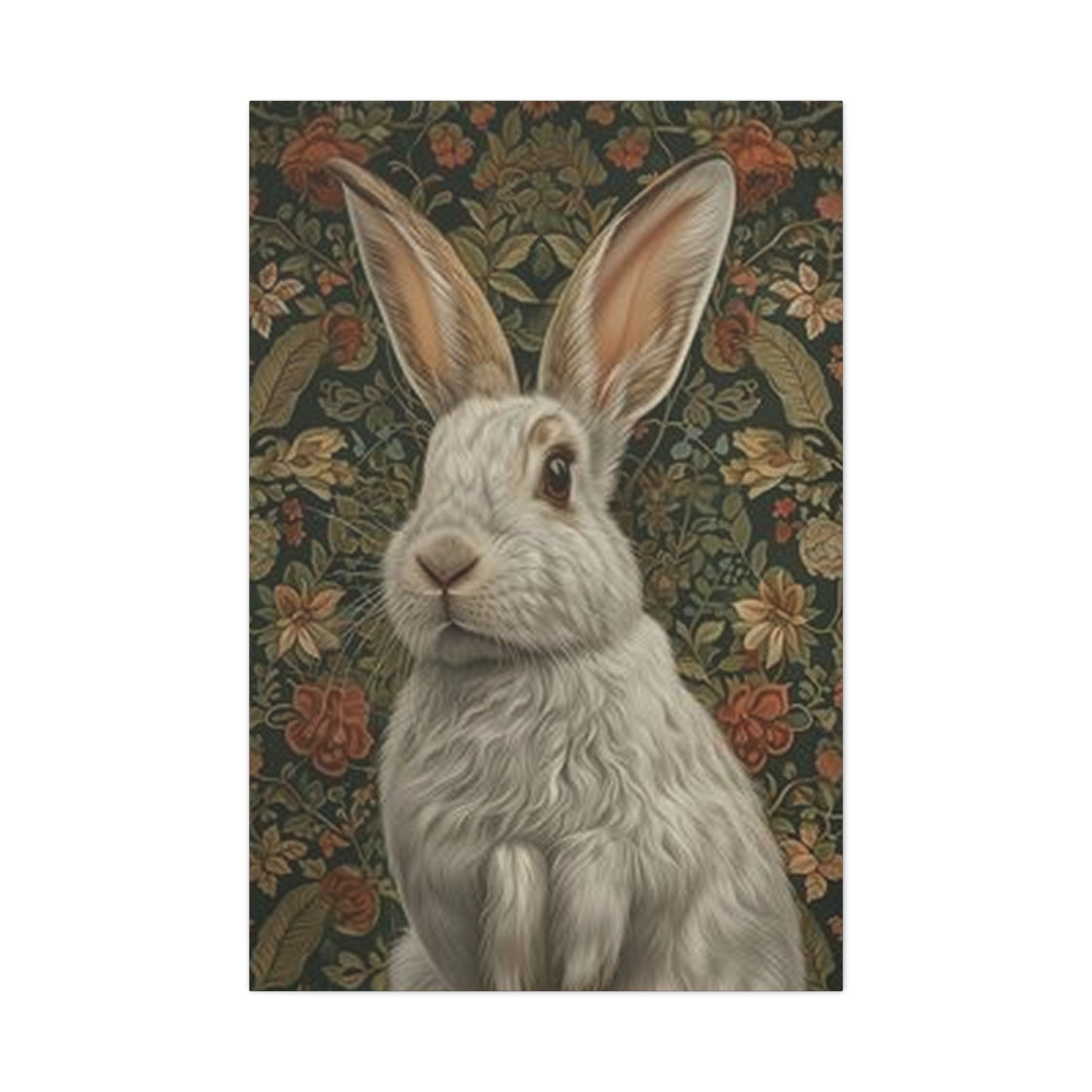 White Bunny Wall Art & Canvas Prints