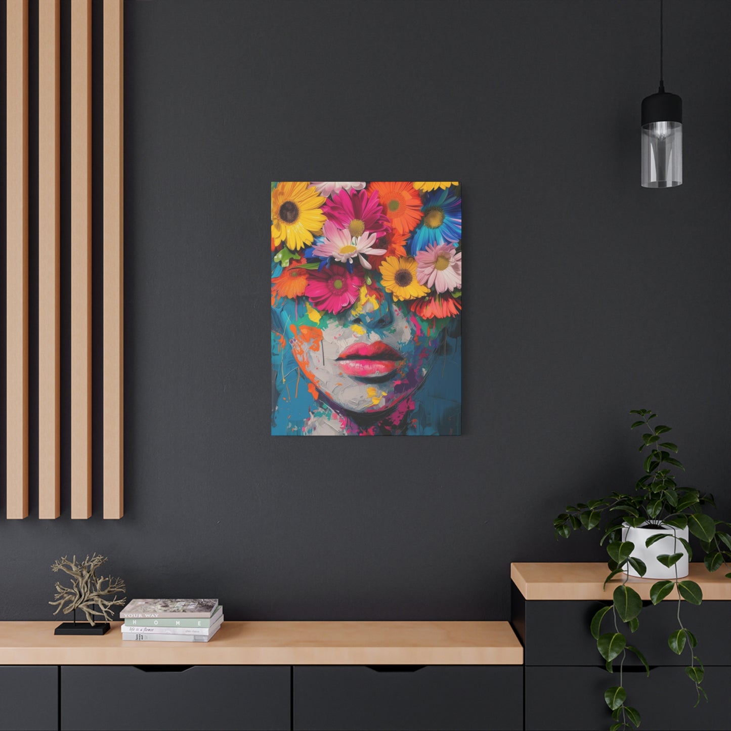 Flower Face Fresh Wall Art & Canvas Prints