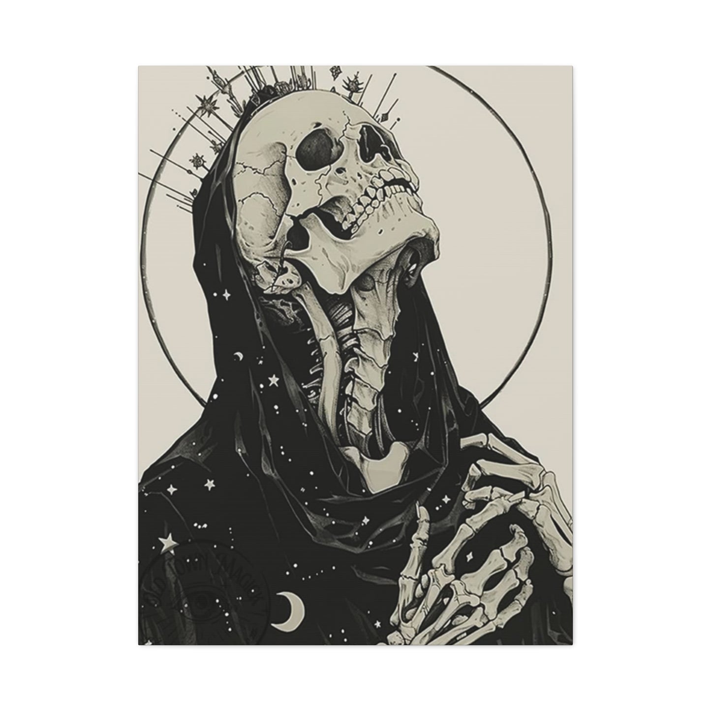 Covered Skeleton Cloth Poster Wall Art & Canvas Prints