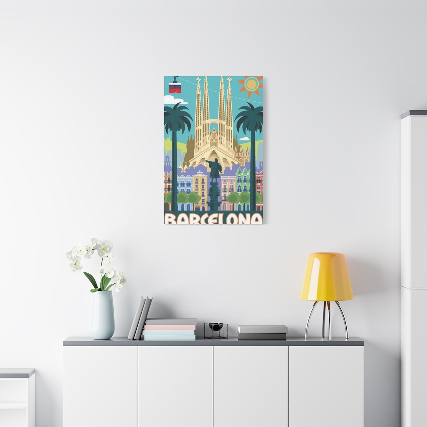 Barcelona City Of Spain Wall Art & Canvas Prints