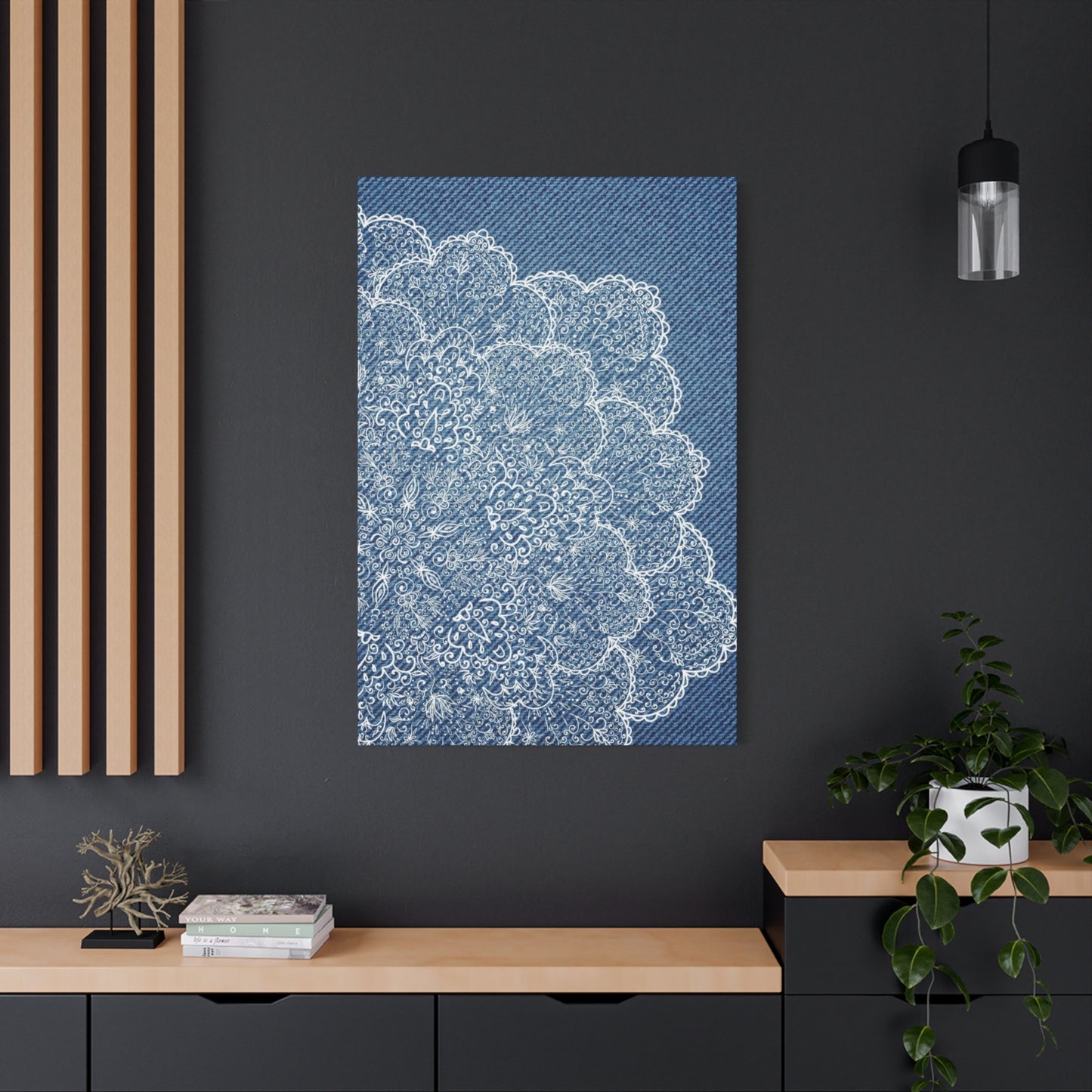 Denim Pattern Wall Art & Canvas Prints