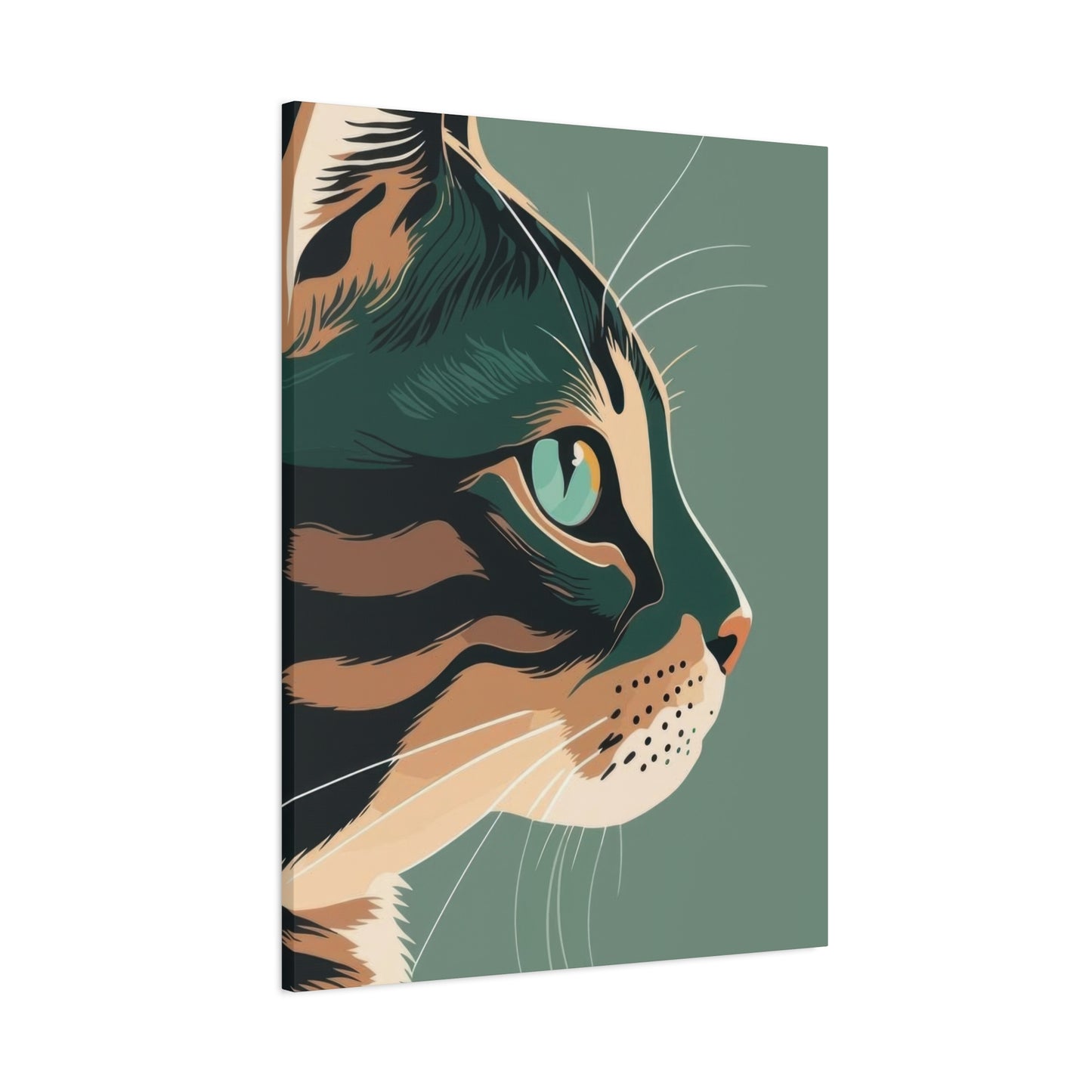 Cat Face Closeup Deco Wall Art & Canvas Prints