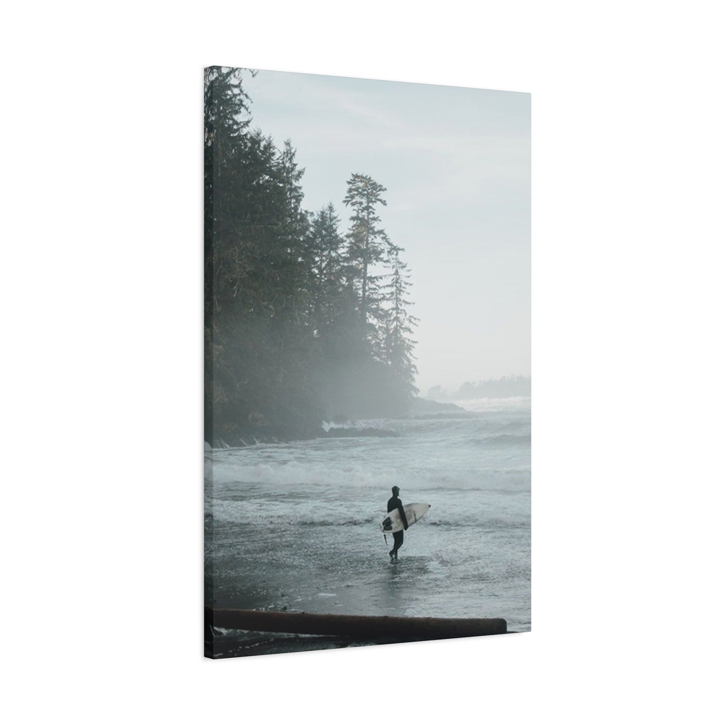 Black & White Surfing Poster Wall Art & Canvas Prints