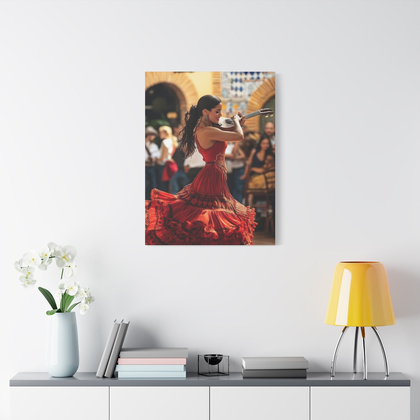 Spain Traditional Dance Wear Wall Art & Canvas Prints