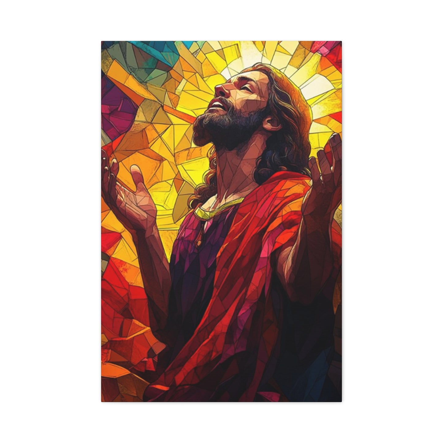 Abstract Jesus Spiritual Christianity Wall Art & Canvas Prints