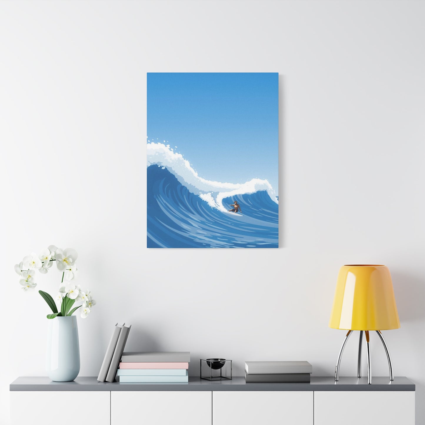 Large Abstract Surfing Wave Wall Art & Canvas Prints