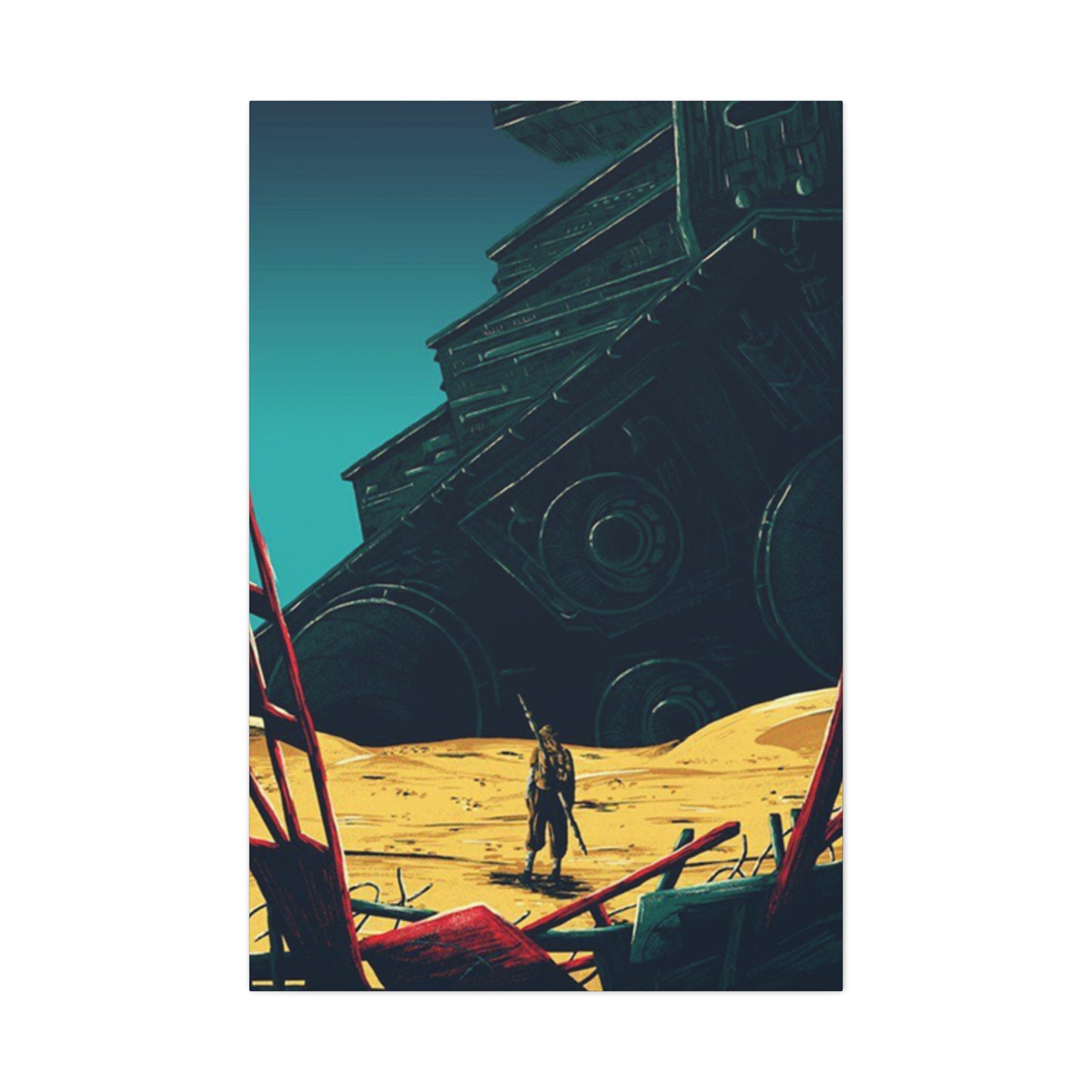 Star Wars The Force Awaken Poster Wall Art & Canvas Prints