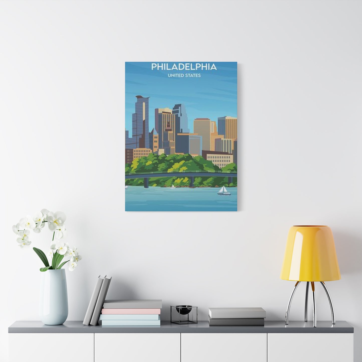Philadelphia United States Poster Wall Art & Canvas Prints