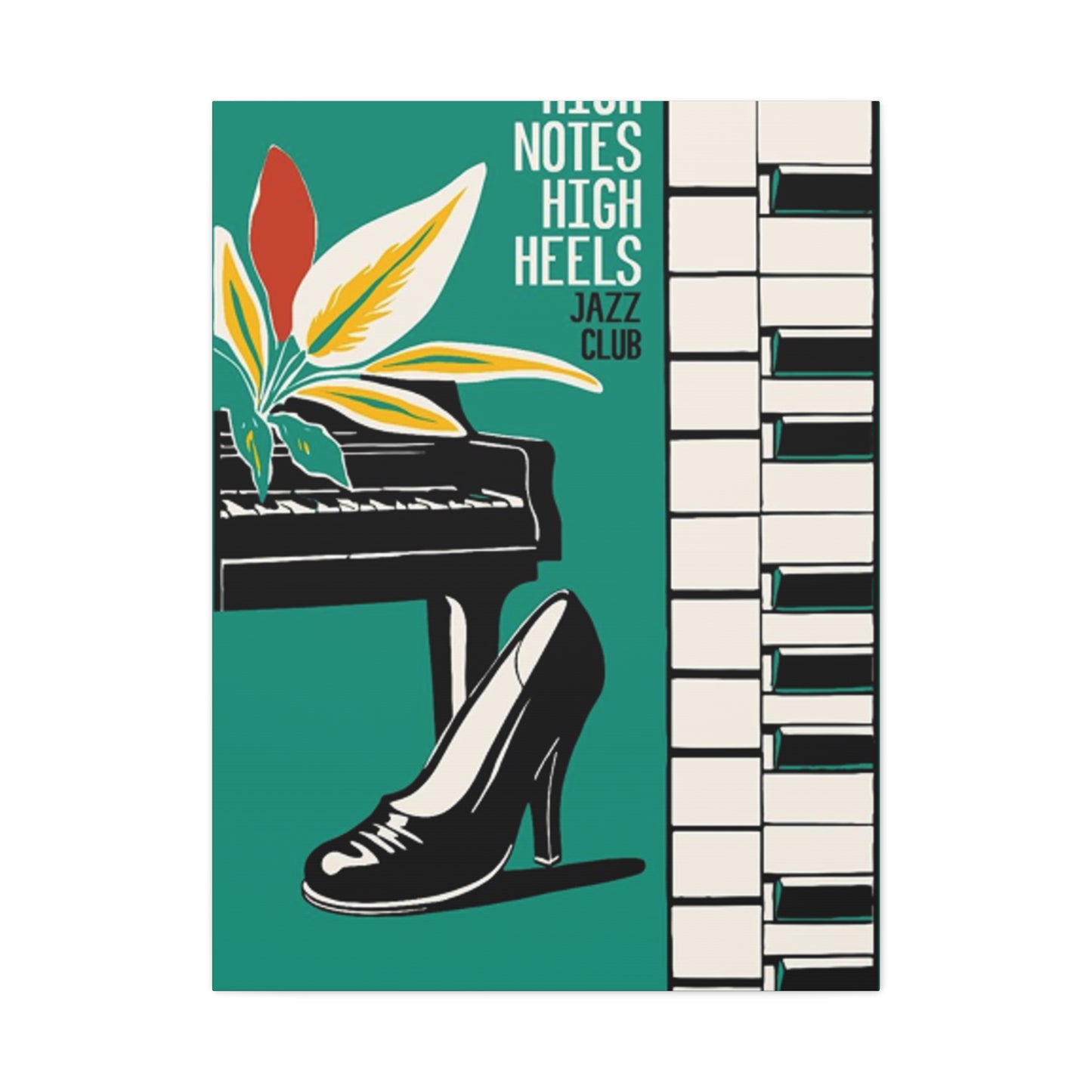 High Notes High Heels Wall Art & Canvas Prints
