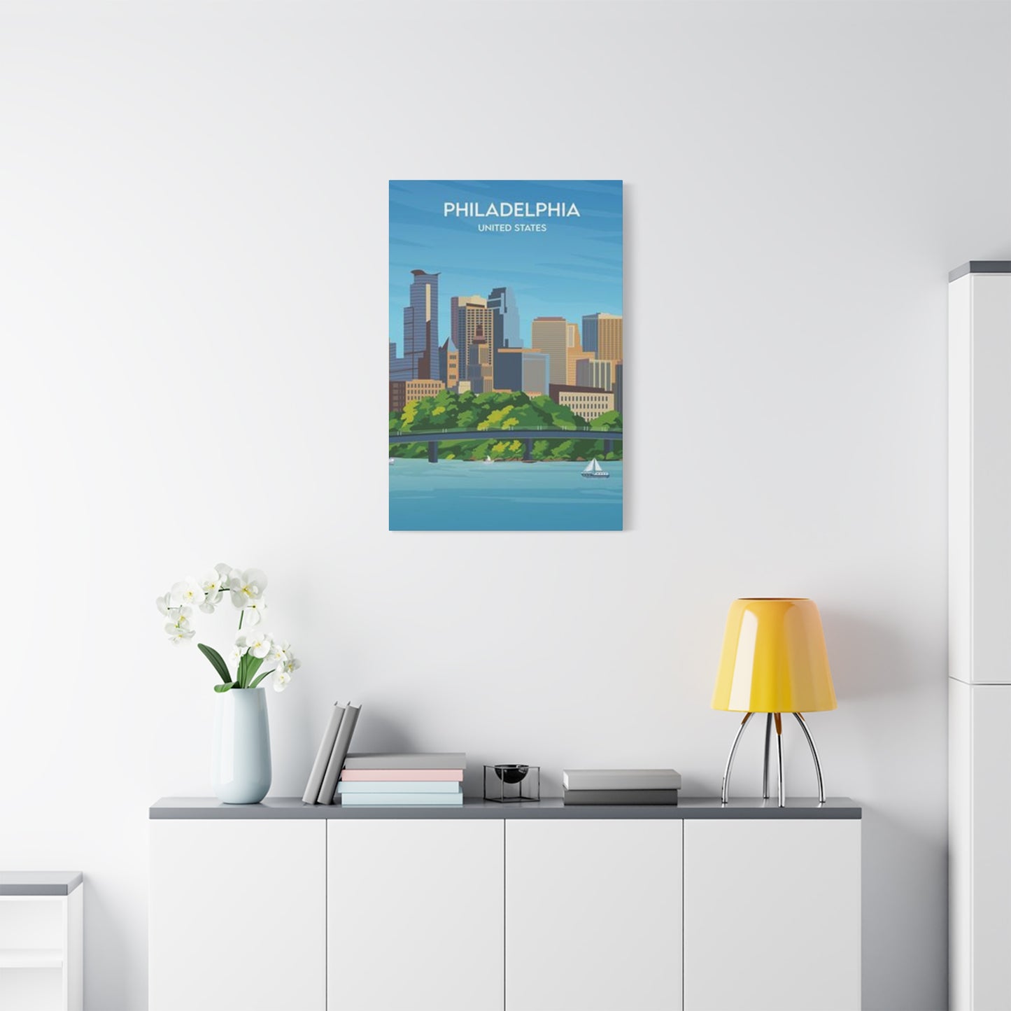 Philadelphia United States Poster Wall Art & Canvas Prints