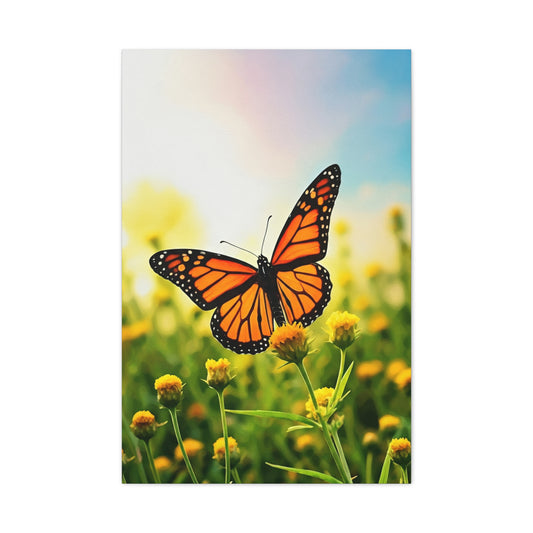Monarch Butterfly Meadow Flight Wall Art & Canvas Prints