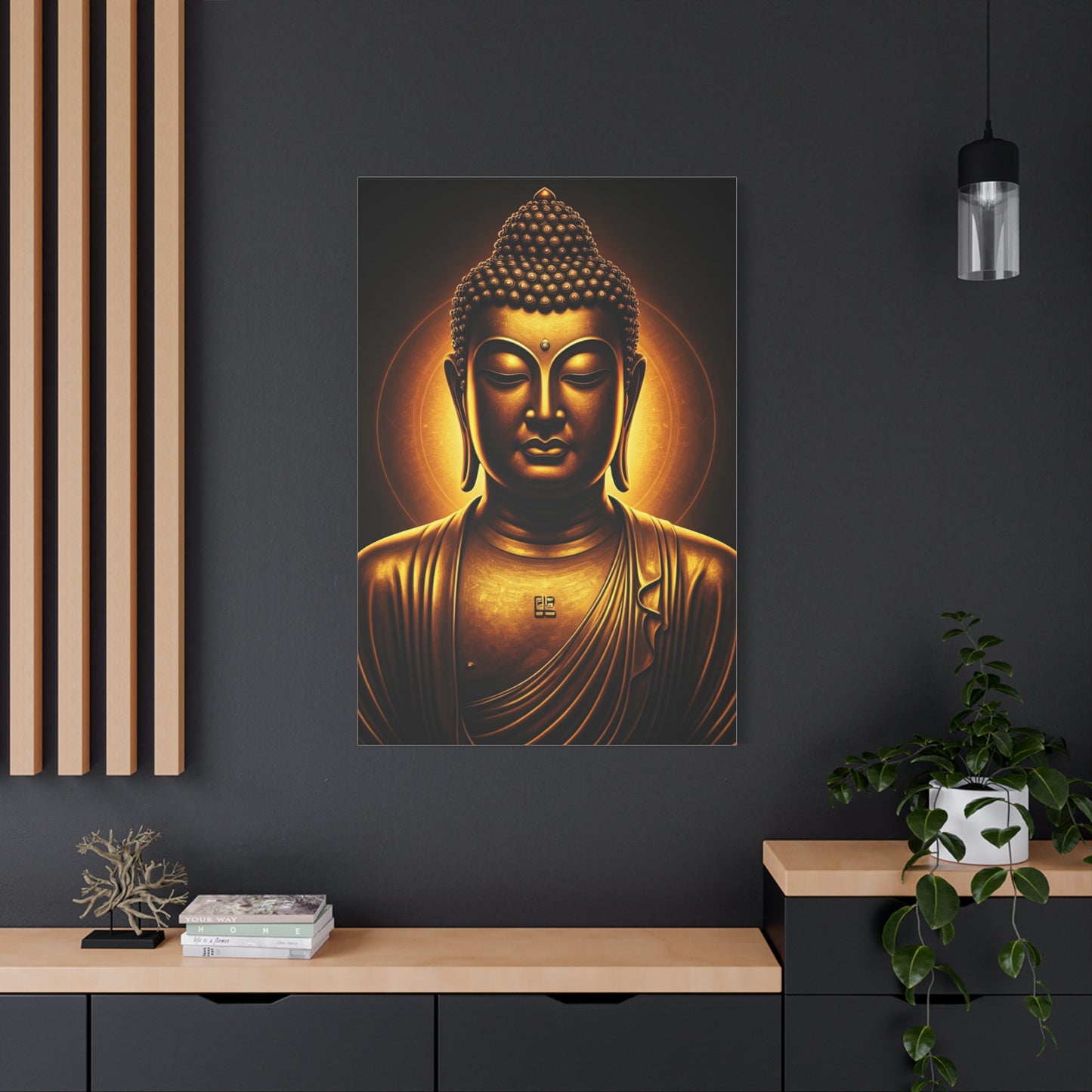 Radiant Halo Enlightenment Buddha Wall Art & Canvas Prints
