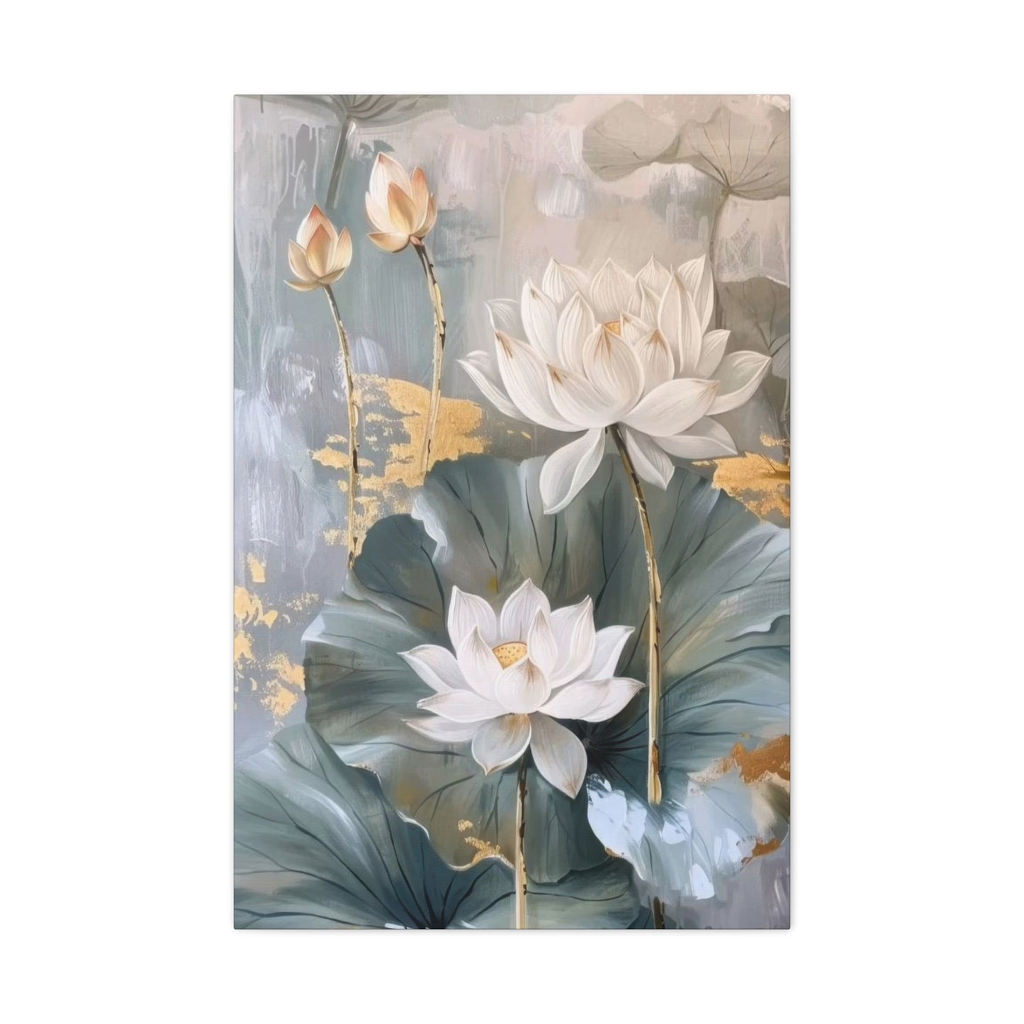 White Flower Earthy Opulence Wall Art & Canvas Prints