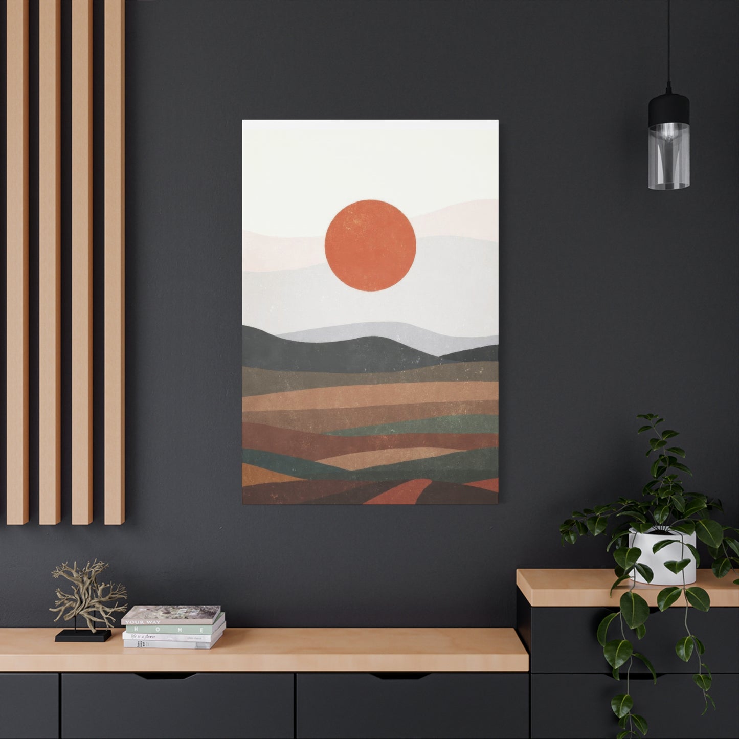 Abstract Landscape Earth Tones Wall Art & Canvas Prints