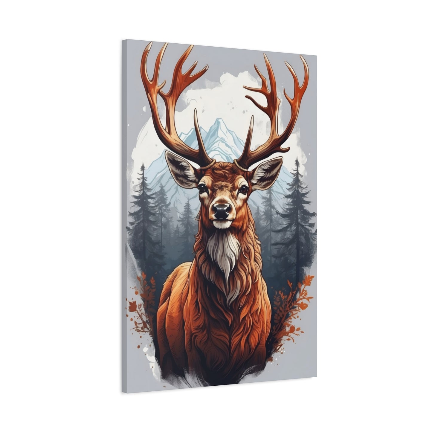 Deer With Large Antlers Wall Art & Canvas Prints