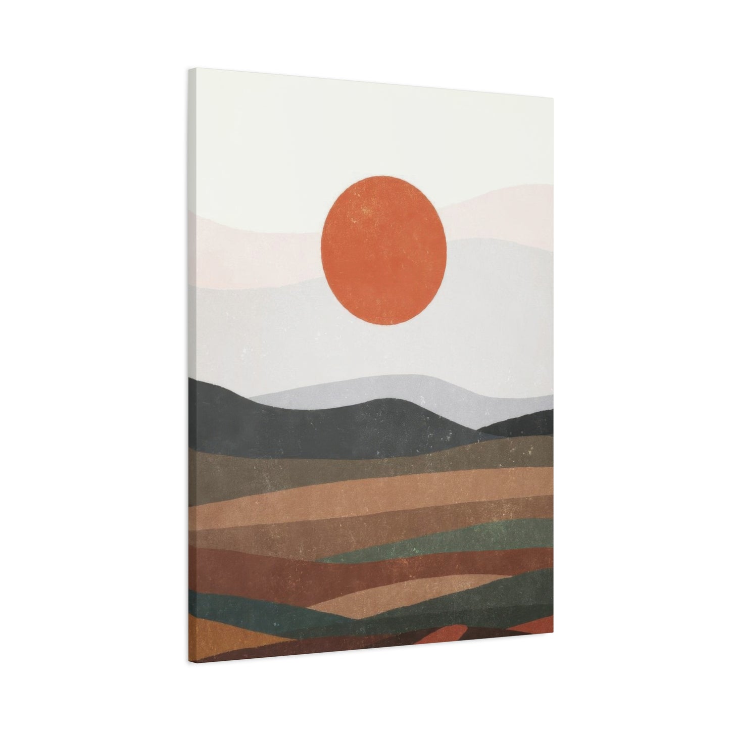Abstract Landscape Earth Tones Wall Art & Canvas Prints